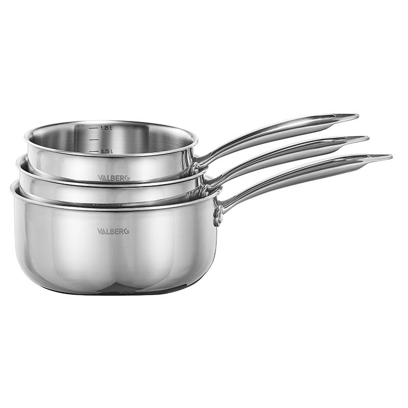 Lot De 3 Casseroles Valberg Inox 18/10 Triply Bon état -  reconditionné disponible sur Electro Depot
